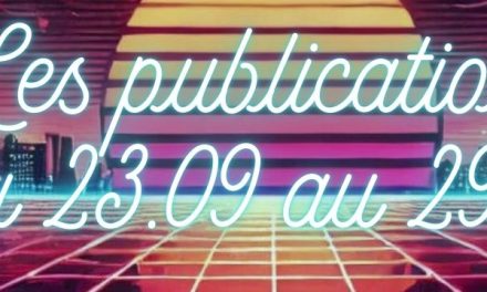Les publications du 23 au 29 Septembre